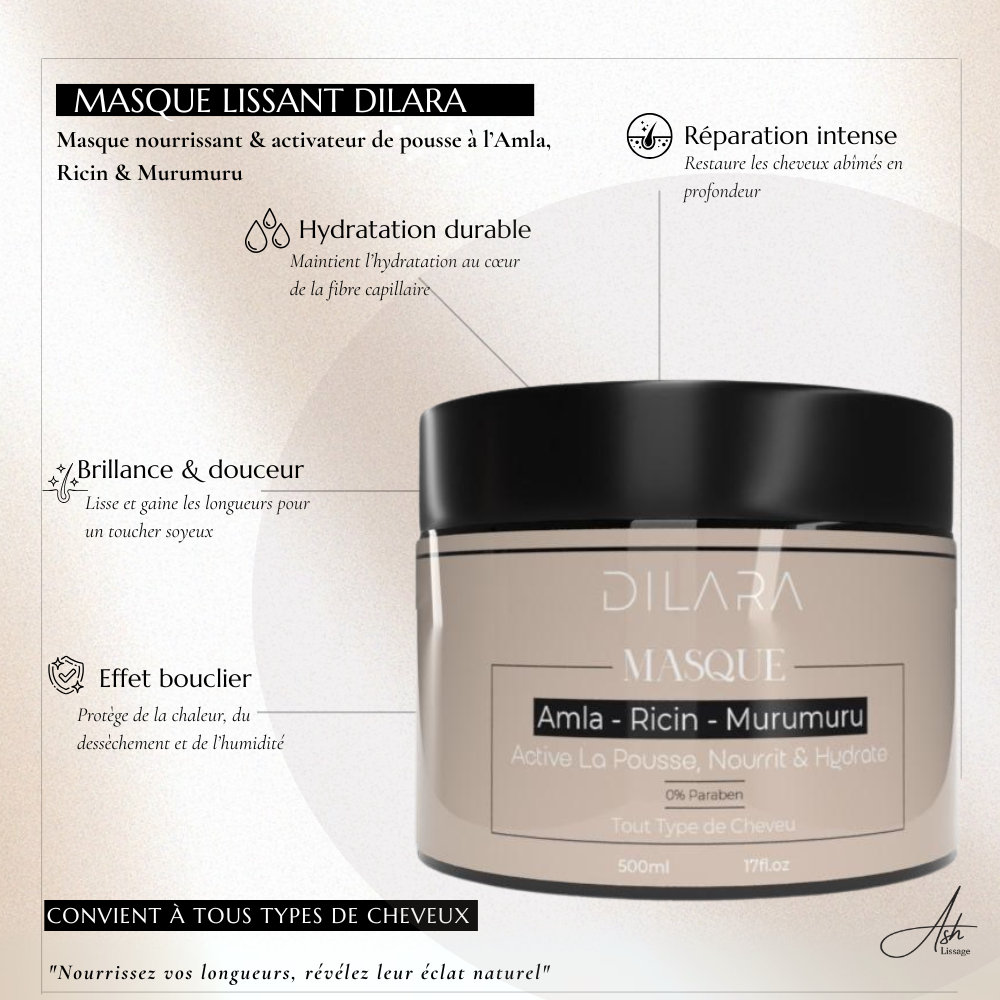 Masque Dilara – Nutrition Intense & Protection Sublime